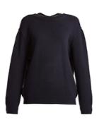 Miu Miu Open-back Cashmere Sweater