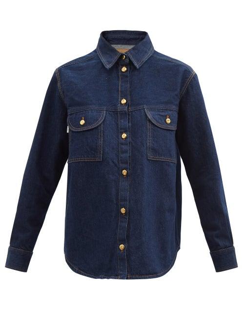 Blaz Milano - Narida Berber Denim Shirt - Womens - Indigo