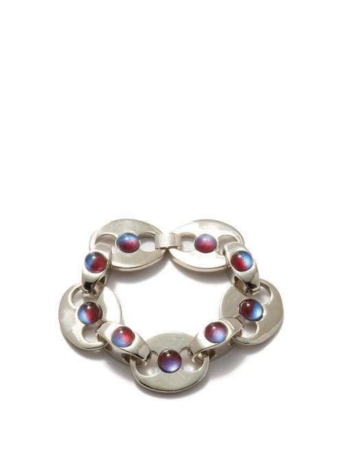 Paco Rabanne - Metal-paillette Bracelet - Womens - Silver