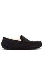 Ugg - Ascot Wool-lined Suede Slippers - Mens - Black
