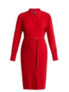 Matchesfashion.com Norma Kamali - Point Collar Shirtdress - Womens - Red