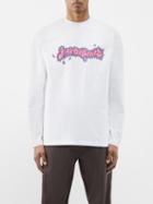 Jacquemus - Flower-print Cotton-jersey Long-sleeved T-shirt - Mens - White Multi