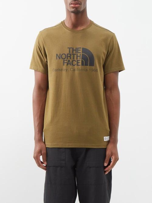 The North Face - Berkeley-print Cotton-jersey T-shirt - Mens - Dark Green