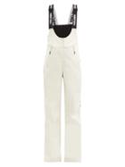 Matchesfashion.com Holden - Sadie Bib And Braces Soft-shell Ski Trousers - Womens - White