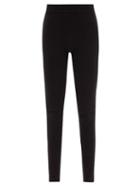 Rick Owens - Ribbed-waist Cashmere-blend Leggings - Womens - Black