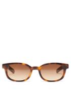 Matchesfashion.com Flatlist - Le Bucheron Square Frame Acetate Sunglasses - Mens - Tortoiseshell