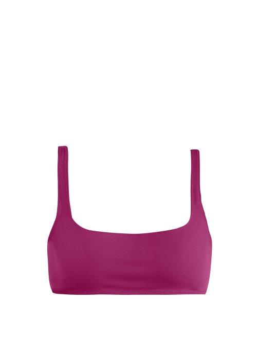 Matchesfashion.com Rochelle Sara - The Reynolds Bikini Top - Womens - Pink