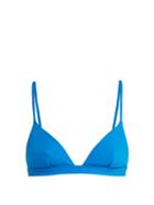 Matchesfashion.com Rochelle Sara - Garine Triangle Bikini Top - Womens - Light Blue