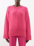 Arch4 - Knightsbridge Oversized Cashmere Sweater - Womens - Fuchsia