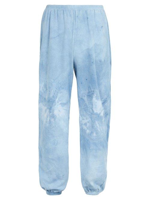 Matchesfashion.com Audrey Louise Reynolds - Straight Leg Cotton Track Pants - Mens - Blue