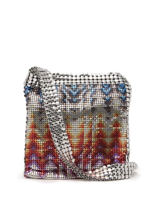 Paco Rabanne - Pixel Chainmail Mesh Cross-body Bag - Womens - Multi