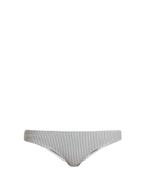 Matchesfashion.com Made By Dawn - Petal 2 Bikini Briefs - Womens - Blue Stripe