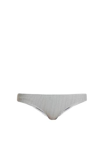 Matchesfashion.com Made By Dawn - Petal 2 Bikini Briefs - Womens - Blue Stripe
