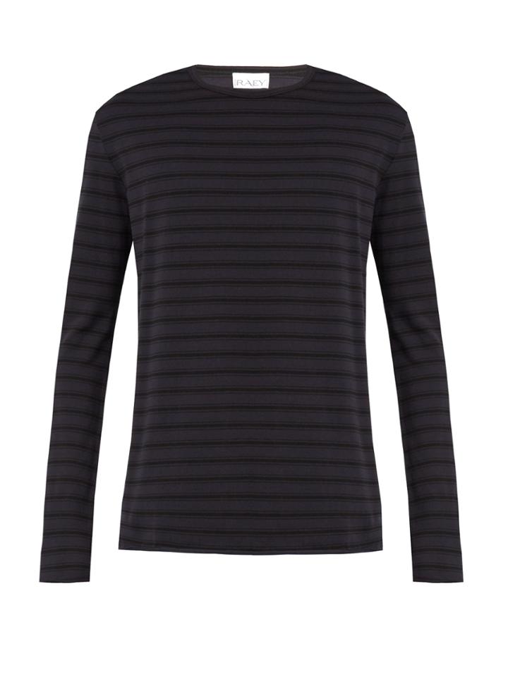 Raey Raw-edge Long-sleeved T-shirt