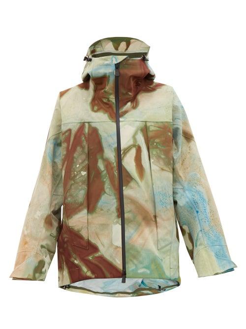 Matchesfashion.com 3 Moncler Grenoble - Tie Dye-effect Technical Shell Jacket - Mens - Multi