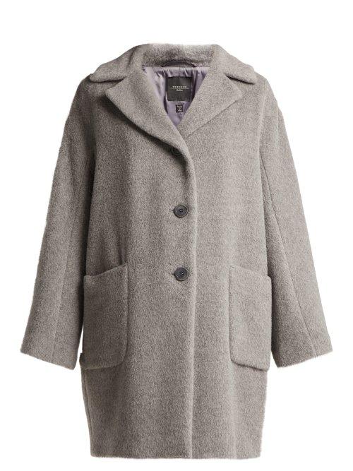 Matchesfashion.com Weekend Max Mara - Green Coat - Womens - Grey