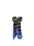 Matchesfashion.com Balenciaga - Silk Twill Wrapped Cuff - Womens - Blue