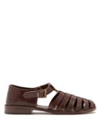 Matchesfashion.com Preen By Thornton Bregazzi - Indria Perforated Leather Sandals - Womens - Tan