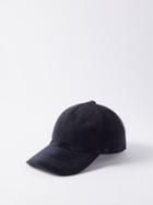 Brunello Cucinelli - Suede Baseball Cap - Mens - Navy