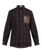 Loewe Checked Wool-blend Shirt