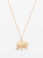 Sydney Evan - Elephant Diamond & 14kt Gold Necklace - Womens - Gold