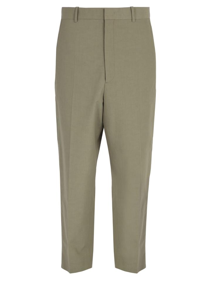 Jil Sander High-rise Cotton-blend Trousers