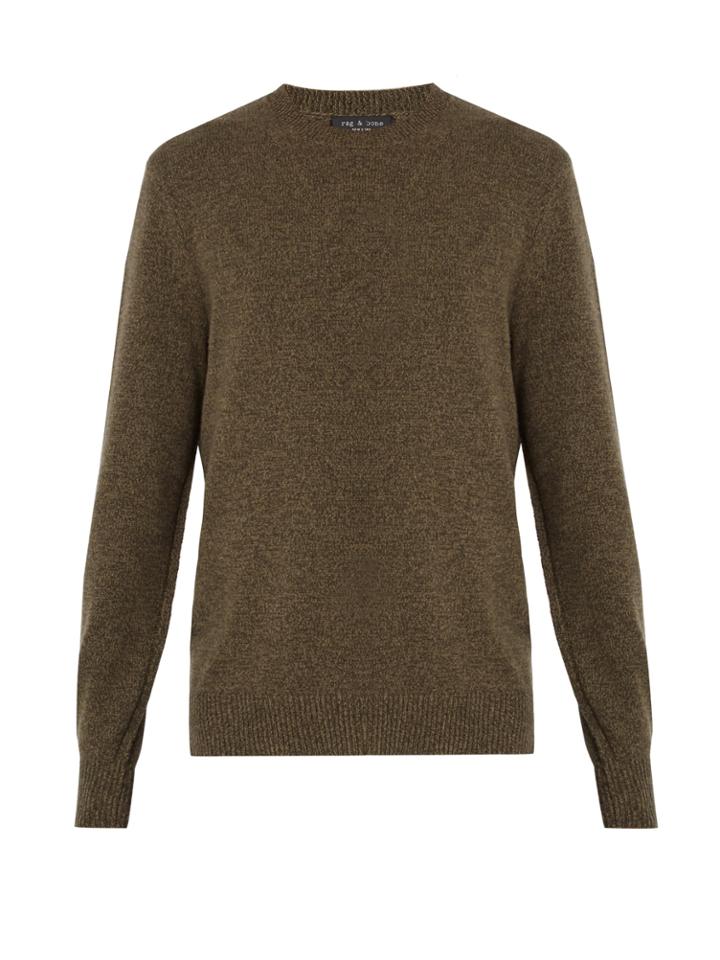 Rag & Bone Haldon Crew-neck Cashmere Sweater