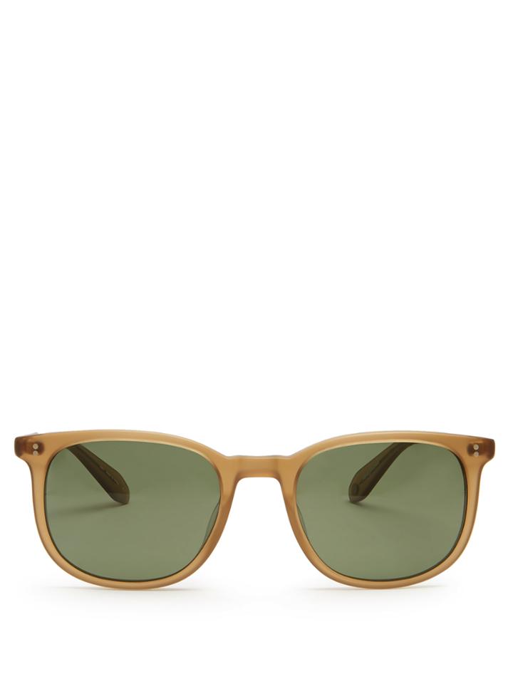 Garrett Leight Bentley Rectangle-frame Sunglasses
