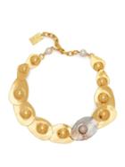 Matchesfashion.com Lizzie Fortunato - Clam Pearl & Gold Plated Necklace - Womens - Gold