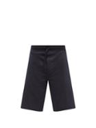Mens Basics Paul Smith - Artist-stripe Cotton-jersey Pyjama Shorts - Mens - Navy