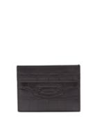 Balenciaga - Neo Classic Croc-embossed Leather Cardholder - Mens - Black