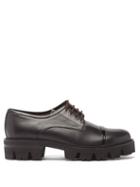 Malone Souliers - Bryn Chunky-sole Leather Derby Shoes - Womens - Black