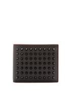Christian Louboutin Coolcoin Stud-embellished Leather Wallet