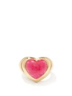 Missoma - Heart Quartz & 18kt Recycled Gold-vermeil Ring - Womens - Pink Gold