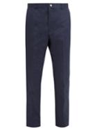 Thom Browne Straight-leg Cotton-gabardine Trousers
