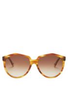 Matchesfashion.com Loewe - Oversized Round Tortoiseshell-acetate Sunglasses - Womens - Tortoiseshell