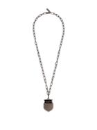 Matchesfashion.com Maison Margiela - Crest Chain Necklace - Mens - Black