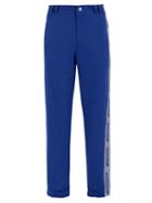 Matchesfashion.com Givenchy - Logo Stripe Side Panel Track Pants - Mens - Blue