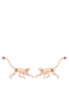 Marc Alary Ruby & Pink-gold Earrings