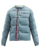 Matchesfashion.com 2 Moncler 1952 - Beardmore Quilted Down Cotton-blend Coat - Mens - Blue