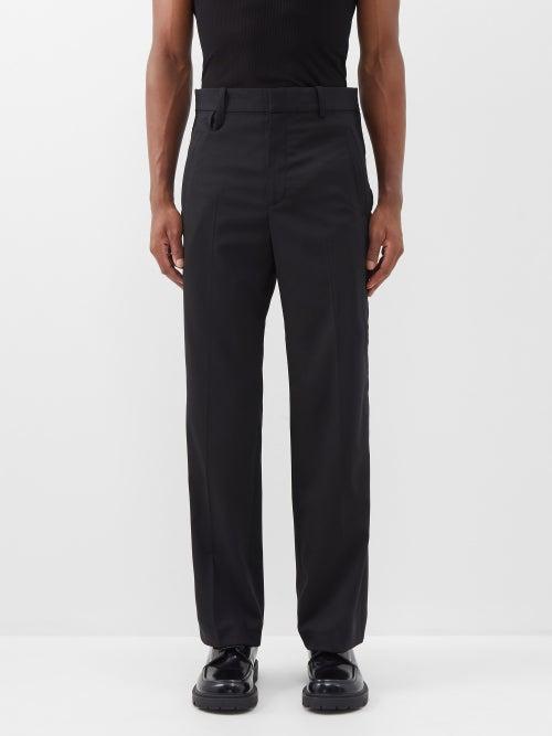 Jacquemus - Linu Wool-blend Twill Suit Trousers - Mens - Black