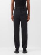 Jacquemus - Linu Wool-blend Twill Suit Trousers - Mens - Black