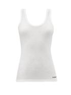 Matchesfashion.com Jil Sander - Logo-print Cotton-jersey Tank Top - Womens - White