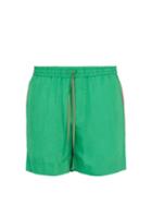 Matchesfashion.com Gucci - Logo Web Twill Shorts - Mens - Green