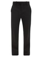 Matchesfashion.com Bottega Veneta - Twill Straight-leg Trousers - Mens - Black