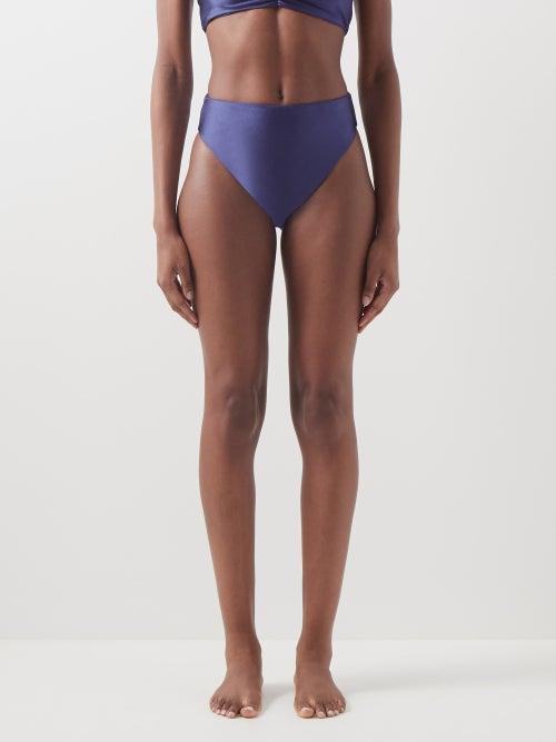 Jade Swim - Incline Bikini Briefs - Womens - Navy