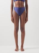 Jade Swim - Incline Bikini Briefs - Womens - Navy