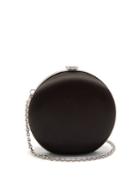 Salvatore Ferragamo Pallina Satin Clutch