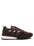 Dsquared2 - Logo-print Canvas And Suede Trainers - Mens - Multi