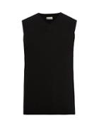 Matchesfashion.com Connolly - V Neck Sleeveless Cashmere Sweater - Mens - Black